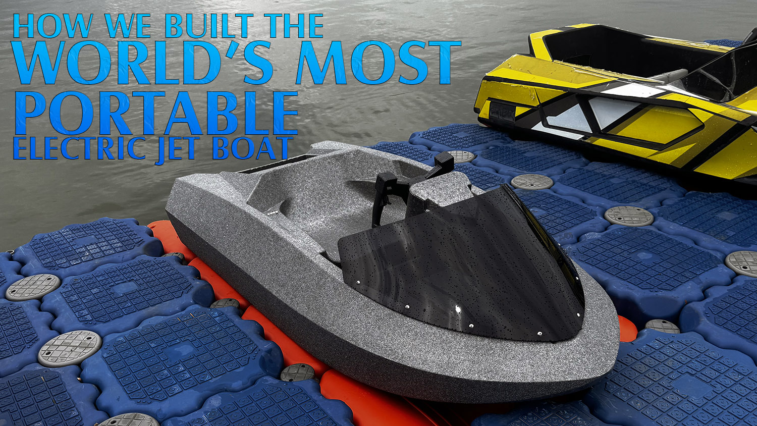 AdmitJet 2025 25KW EPP Electric Mini Jet Boat for Families & Resorts
